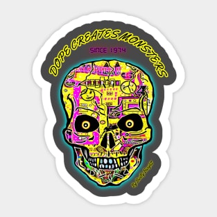 The First Dope Skull Sticker